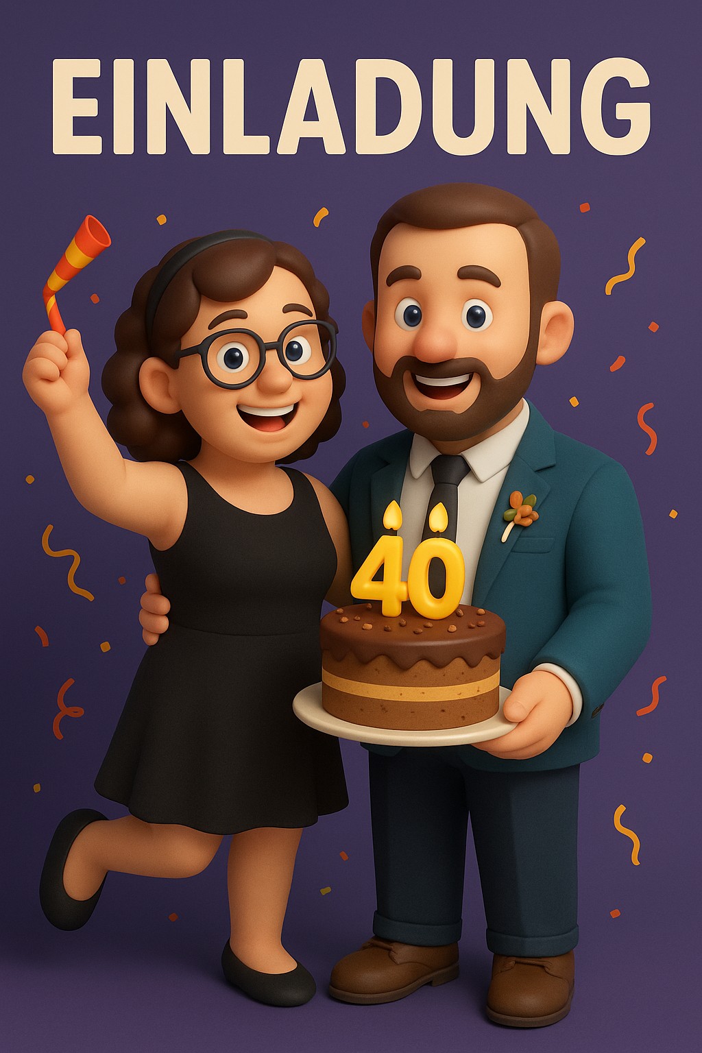Einladung zum 40. Geburtstag